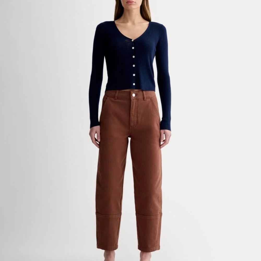Everlane Utility Barrel Pant Rosewood Size 10